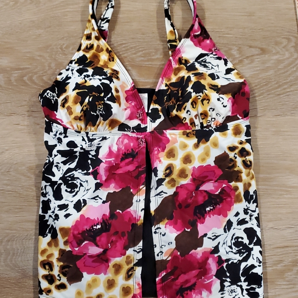 Tropical Escape Tankini Top
